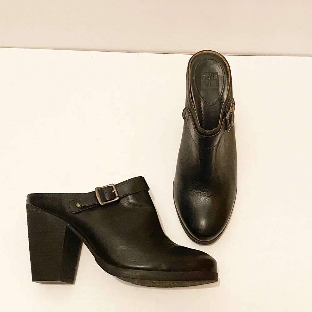 Frye Patty Slingback Black Clog - Picture 7 of 7